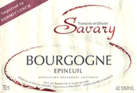 Domaine Savary Bourgogne Épineuil