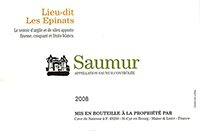 Cave de Saumur ‘Les Epinats’ Saumur Blanc