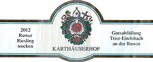 Karthäuserhof Ruwer Riesling Trocken