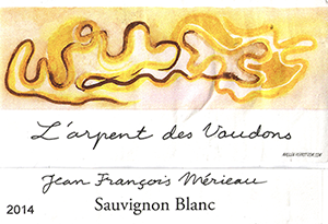 Jean-François Mérieau Touraine Sauvignon L’Arpent des Vaudons