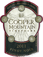 Cooper Mountain Willamette Valley Pinot Noir
