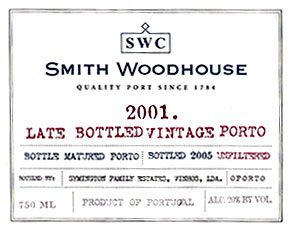 Smith Woodhouse Porto LBV 2001