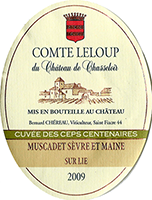 Comte Leloup du Château de Chasseloir Muscadet Sèvre et Maine Sur Lie