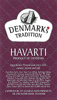 Denmark’s Tradition Havarti  cheese