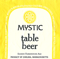 Mystic Saison Farmhouse Ale Table Beer