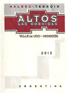 Altos las Hormigas ‘Terroir’ Malbec