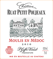 Château Ruat Petit Poujeaux Moulis en Médoc