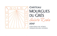 Château Mourgues du Grès Costières de Nîmes Rosé Les Galets Rosés