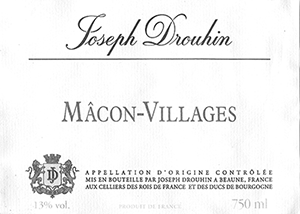Joseph Drouhin Mâcon Villages