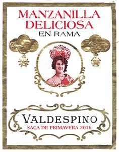 Valdespino Saca de Primavera 2016 Manzanilla Deliciosa en Rama