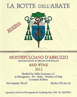 La Botte dell’Abate Montepulciano d’Abruzzo Riserva