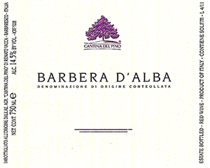 Cantina del Pino Barbera d’Alba