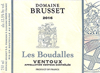 Domaine Brusset Ventoux Rouge Les Boudalles