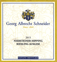 Schneider Niersteiner Hipping Riesling  Auslese