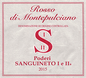 Sanguineto I e II Rosso di Montepulciano