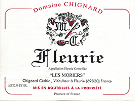 Domaine Chignard Fleurie Les Moriers