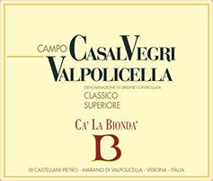 Ca La Bionda Valpolicella Classico Superiore Casal Vegri