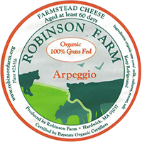 Robinson Farm Arpeggio cheese