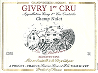 Parize Père et Fils Givry Ier Cru Champ Nalot