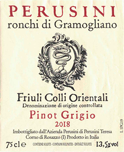 Perusini Pinot Grigio