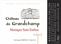 Château de Grandchamp Montagne Saint-Emilion