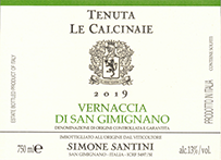 Tenuta Le Calcinaie Vernaccia di San Gimignano