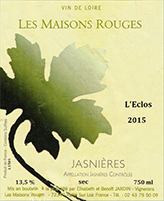 Les Maisons Rouges Jasnières LEclos