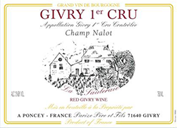 Parize Givry Ier Cru Champ Nalot