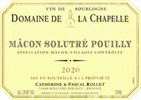 Domaine de la Chapelle Mâcon Solutré Pouilly