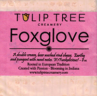 Tulip Tree Creamery Foxglove cheese 