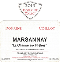 Domaine Coillot Marsannay La Charme aux Prêtres