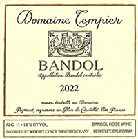 Domaine Tempier Bandol Rosé