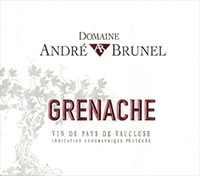 André Brunel Vin de Pays de Méditerranée Grenache
