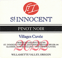 Saint Innocent Willamette Valley Pinot Noir Villages Cuvée