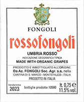 Fongoli Umbria Rosso ‘Rossofongoli