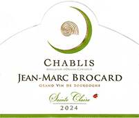 Jean-Marc Brocard Chablis Sainte Claire