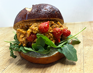 Something Light Pretzel roll