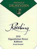 Dr. Heyden Oppenheimer Kreuz Riesling Kabinett