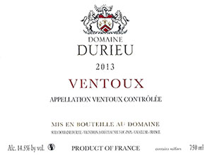 Domaine Durieu Ventoux