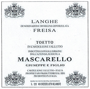 Mascarello Langhe Freisa ‘Toetto’