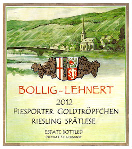 Bollig Lehnert Piesporter Goldtröpfchen Riesling Spätlese