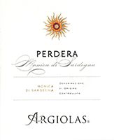 Argiolas Perdera Monica di Sardegna