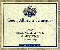 Georg Albrecht Schneider Niersteiner Paterberg Riesling Kabinett Trocken