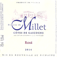 Domaine de Millet Côtes de Gascogne Rosé