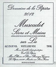 Domaine de la Pépière Muscadet Sèvre et Maine