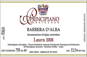 Principiano Barbera dAlba