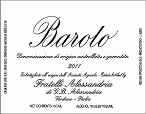 Fratelli Allesandria Barolo