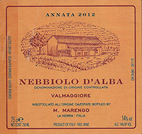 Marengo Nebbiolo dAlba