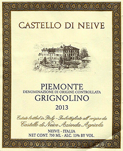 Castello di Neive Grignolino