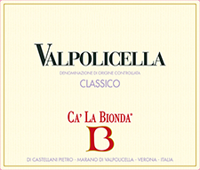 Ca" la Bionda Valpolicella Classico